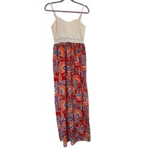Colorful Maxi dress size 11 juniors BCX - good preloved condition